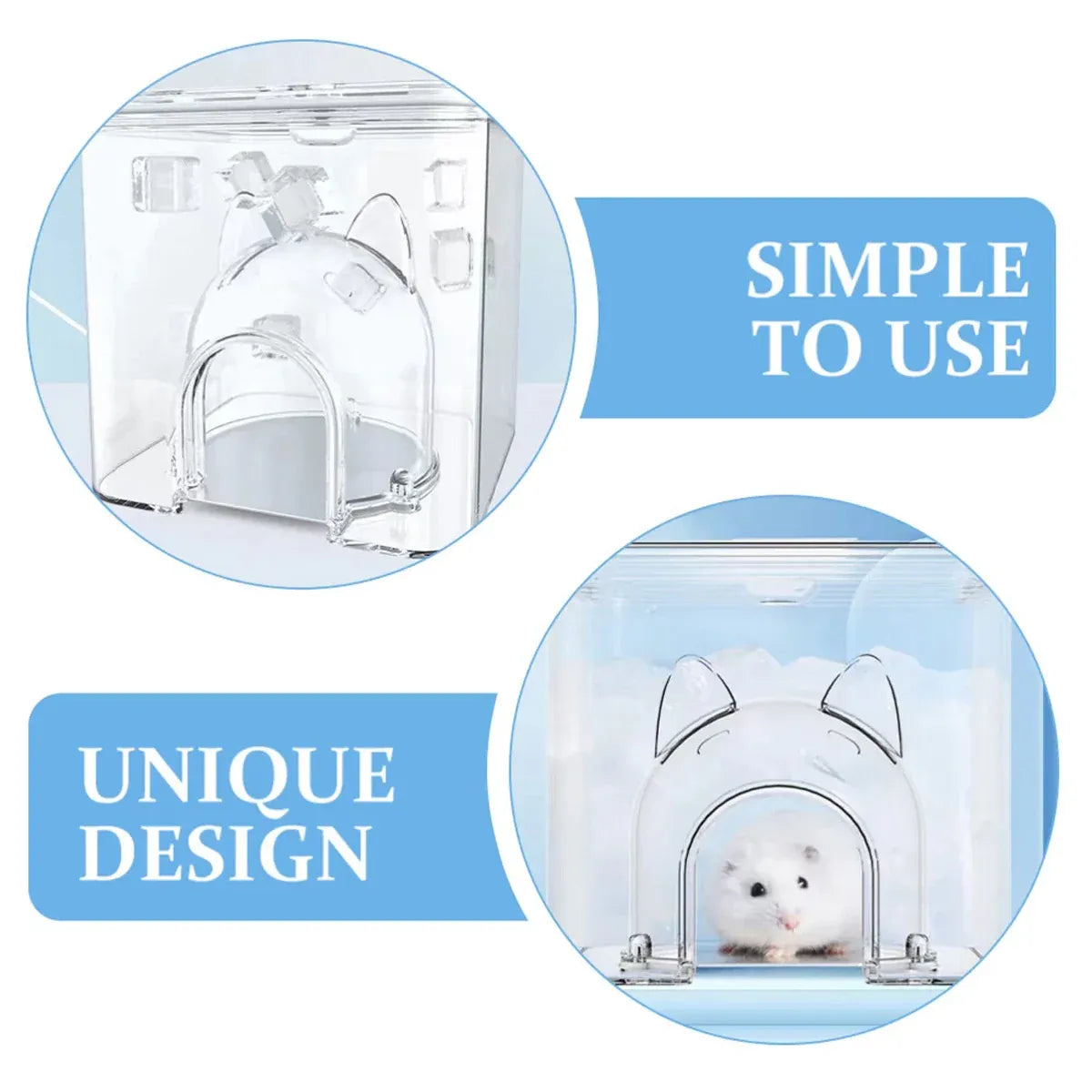 Small Pet Cooling Nest Hamster Ice House Summer Heat Relief Shelter Accessory
