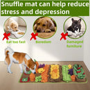 Pet Snuffle Mat Dog Hiding Toy Washable Interactive Puzzle Mat Boredom Relief