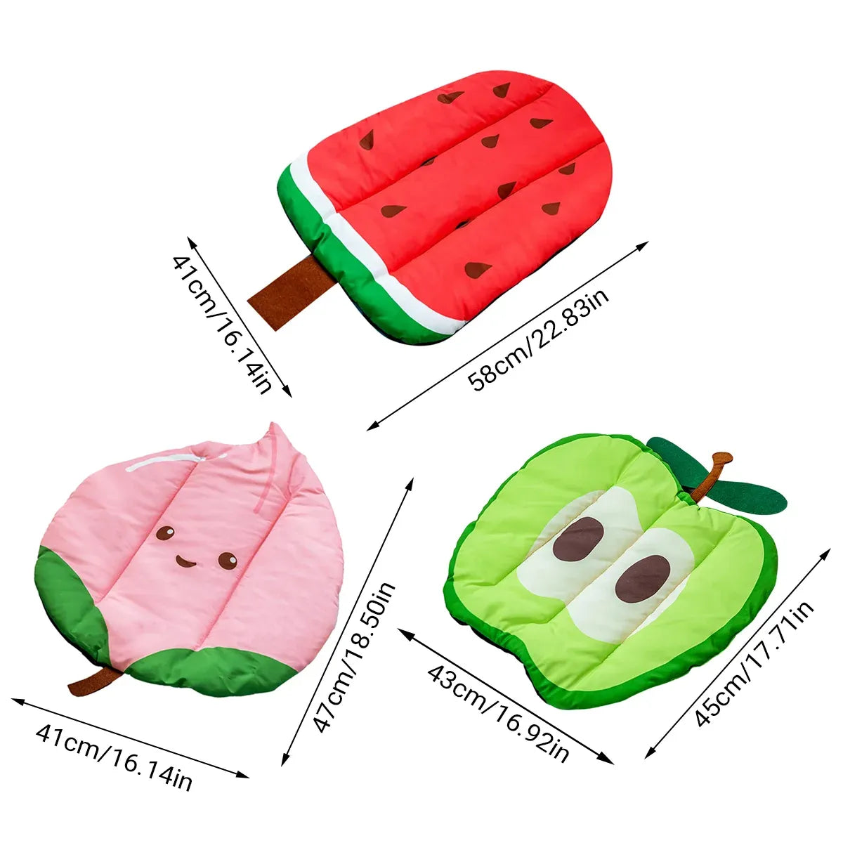 Pet Sleeping Mat Waterproof Moisture Proof Stain Resistant Non Slip Washable - Apple