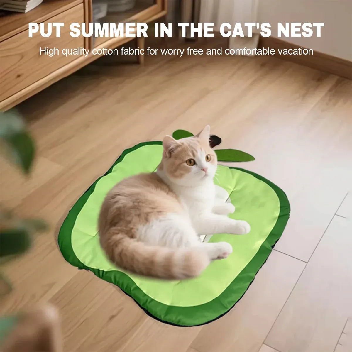 Pet Sleeping Mat Waterproof Moisture Proof Stain Resistant Non Slip Washable - Apple