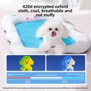 Soft Pet Bed for Dogs and Cats Washable Cushion Kennel Indoor Sleeping Mat Use - L