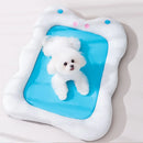 Soft Pet Bed for Dogs and Cats Washable Cushion Kennel Indoor Sleeping Mat Use - L