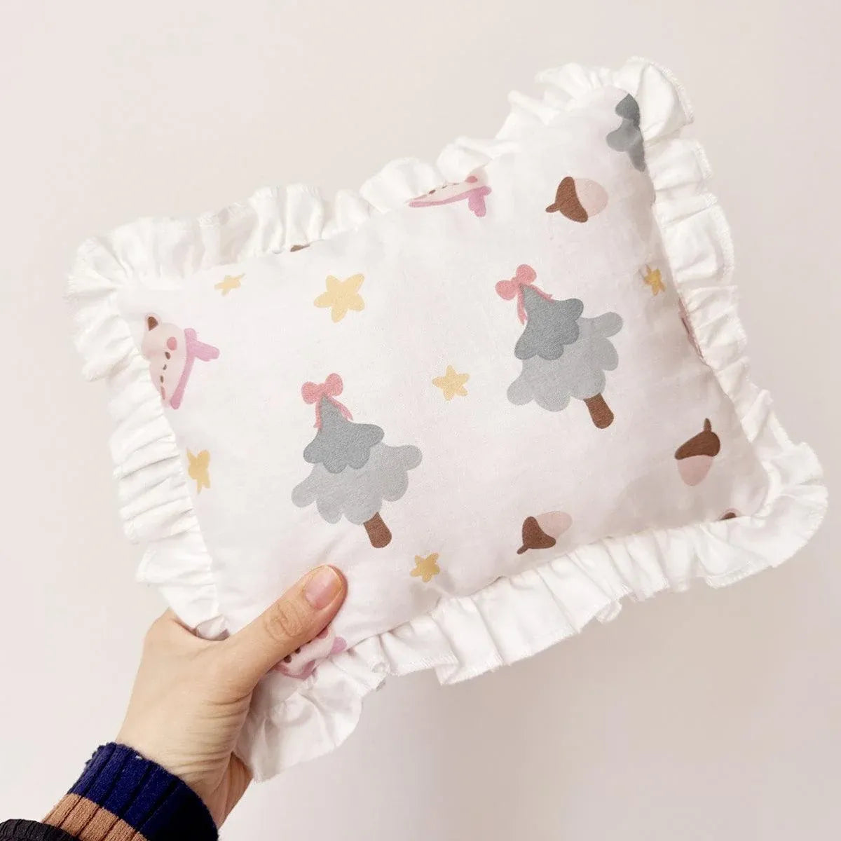 Lace Cat Pillow Soft Pet Cushion for Sleeping Comfortable Kitty Bed Cushion - Purple Rabbit