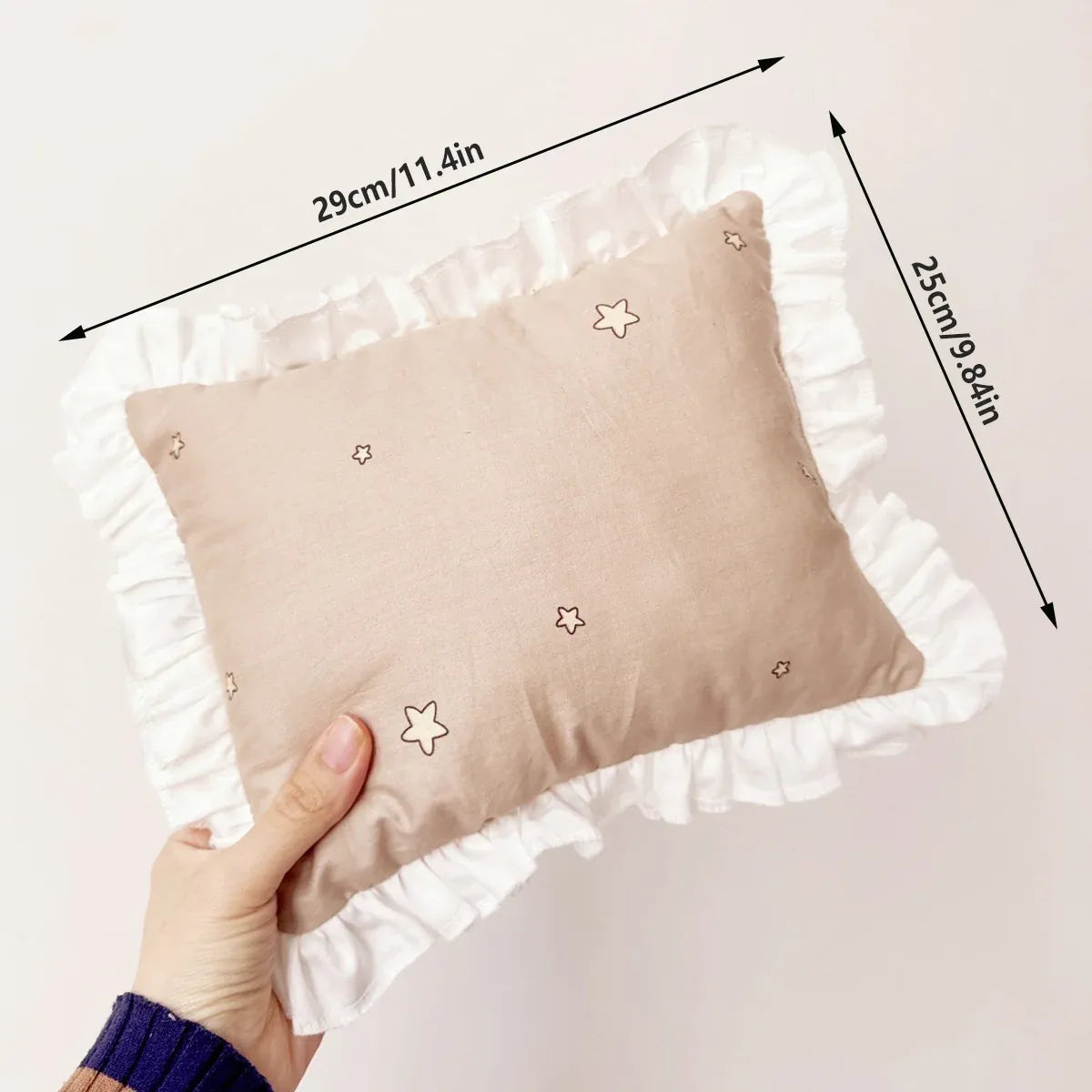 Lace Cat Pillow Soft Pet Cushion for Sleeping Comfortable Kitty Bed Cushion - White Strawberry