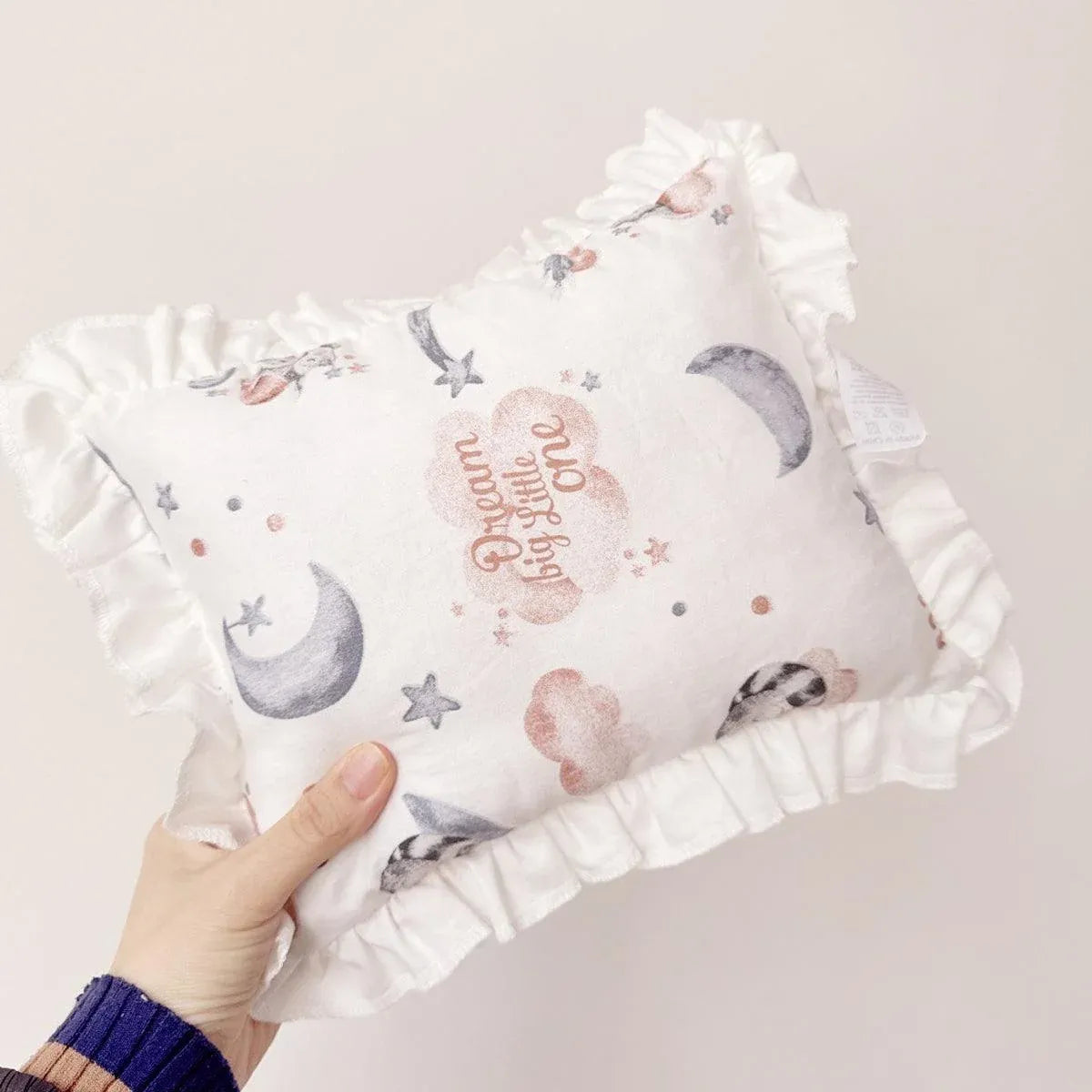 Lace Cat Pillow Soft Pet Cushion for Sleeping Comfortable Kitty Bed Cushion - White Strawberry
