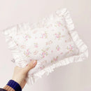 Lace Cat Pillow Soft Pet Cushion for Sleeping Comfortable Kitty Bed Cushion - White Strawberry