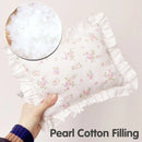 Lace Cat Pillow Soft Pet Cushion for Sleeping Comfortable Kitty Bed Cushion - White Strawberry