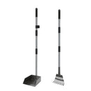 Pet Waste Removal Tool Set Stainless Steel Scooper Rake Shovel Dustpan Outdoors