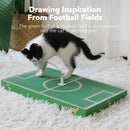 Football Field Shaped Cat Scratching Board Durable Non-Shedding for Cat Play