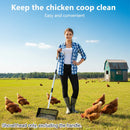Chicken Coop Cleaning Shovel Head Metal Litter Scoop Sifter Garden Tool