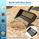 Chicken Coop Cleaning Shovel Head Metal Litter Scoop Sifter Garden Tool
