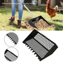 Chicken Coop Cleaning Shovel Head Metal Litter Scoop Sifter Garden Tool