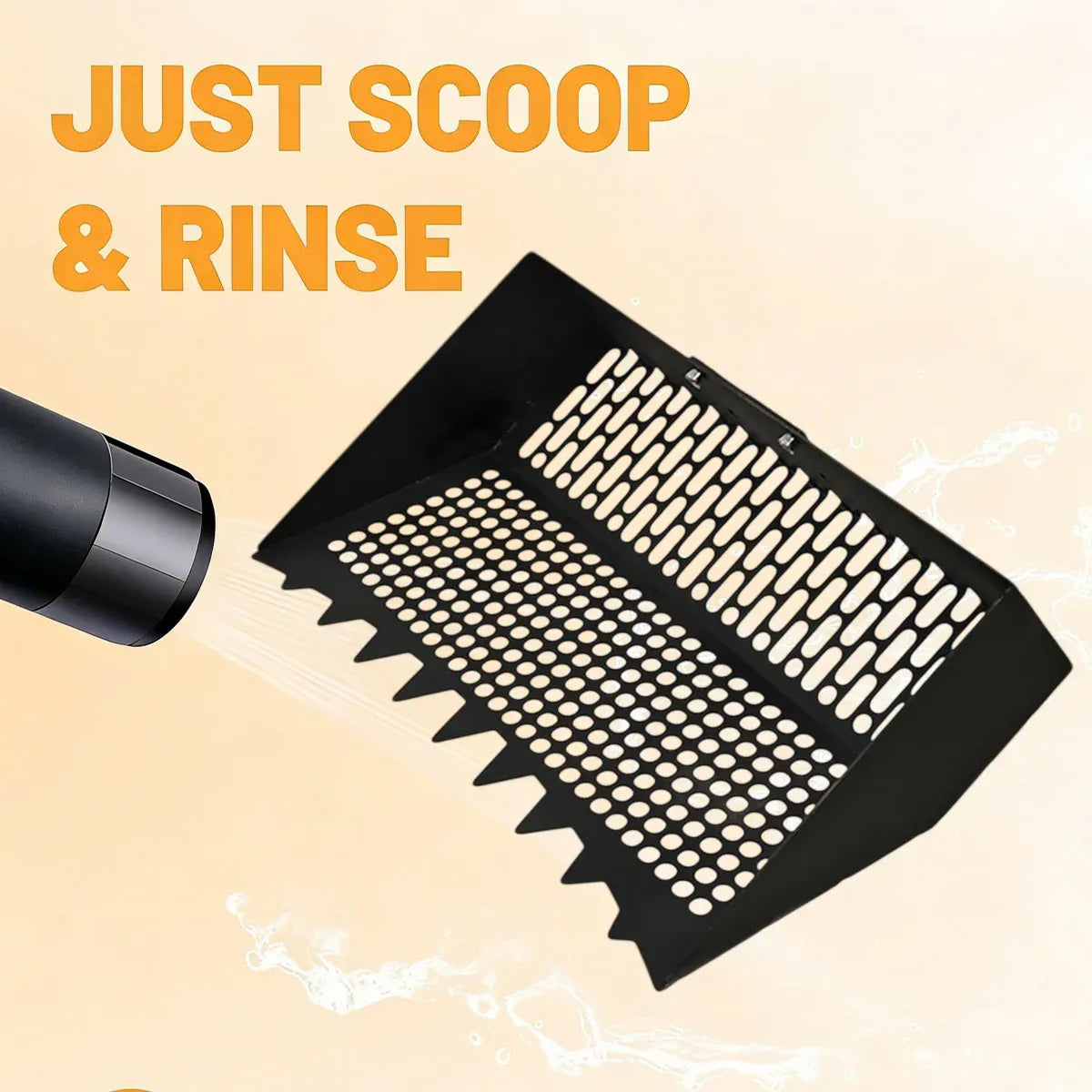 Chicken Coop Cleaning Shovel Head Metal Litter Scoop Sifter Garden Tool
