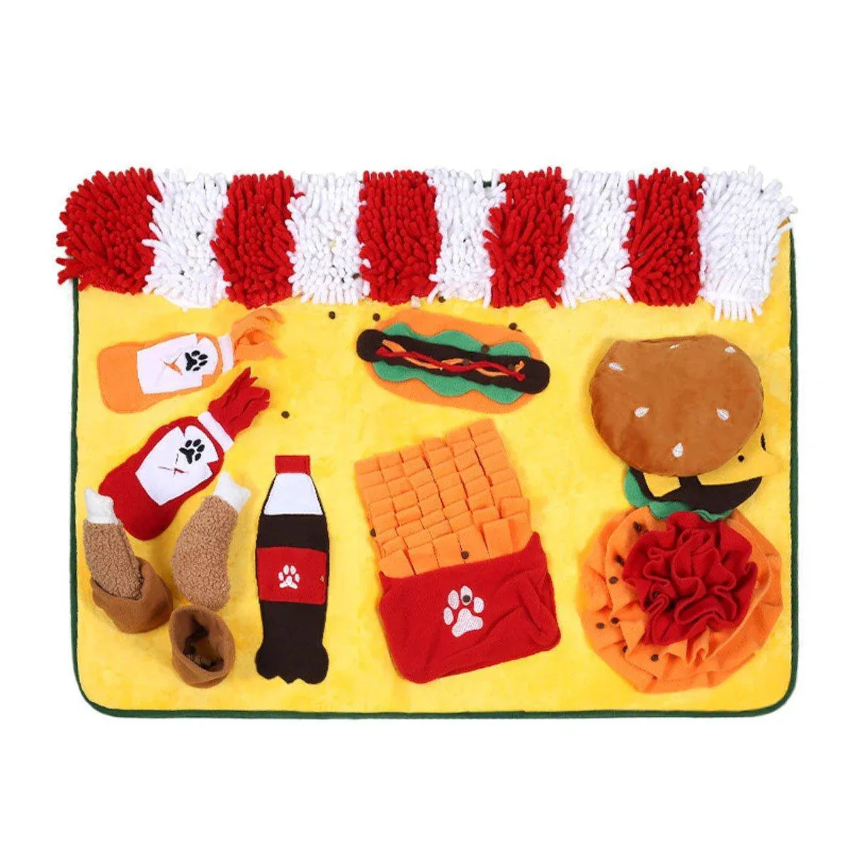 Dog Sniffing Pad Pet Training Mat Interactive Snuffle Toy for Dogs Stress Relief