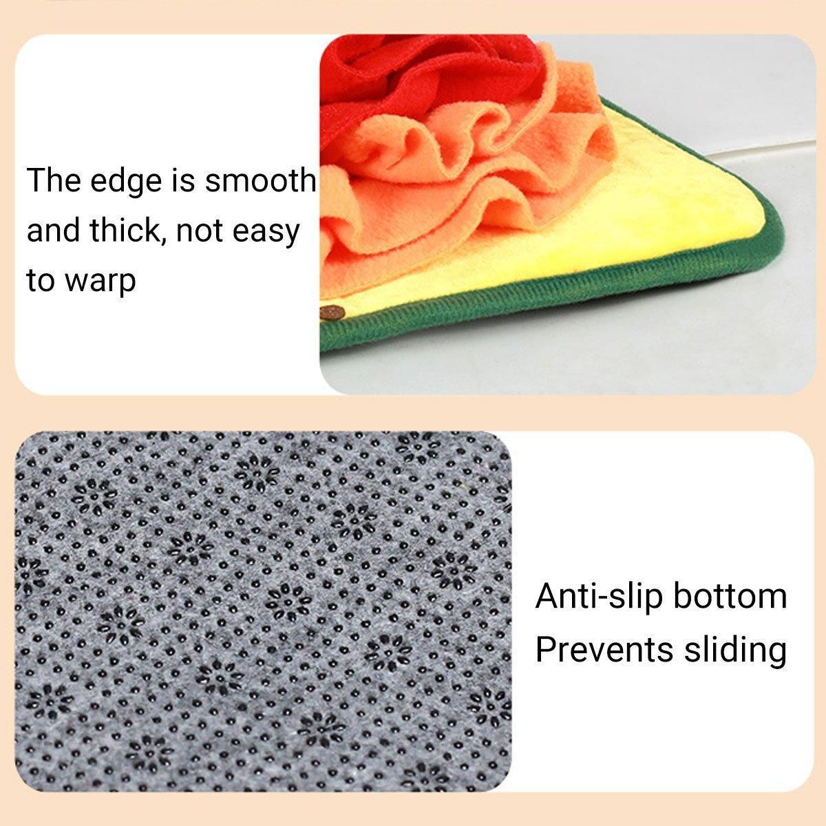 Dog Sniffing Pad Pet Training Mat Interactive Snuffle Toy for Dogs Stress Relief