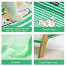 Pet Striped Lounge Bed Pet Nest Soft Cushion Washable Anti Slip Comfortable - Green