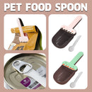Pet Food Spoon Multifunctional Can Spoon Dog Shovel Ice Cream Cat Spoon Safe - Pink
