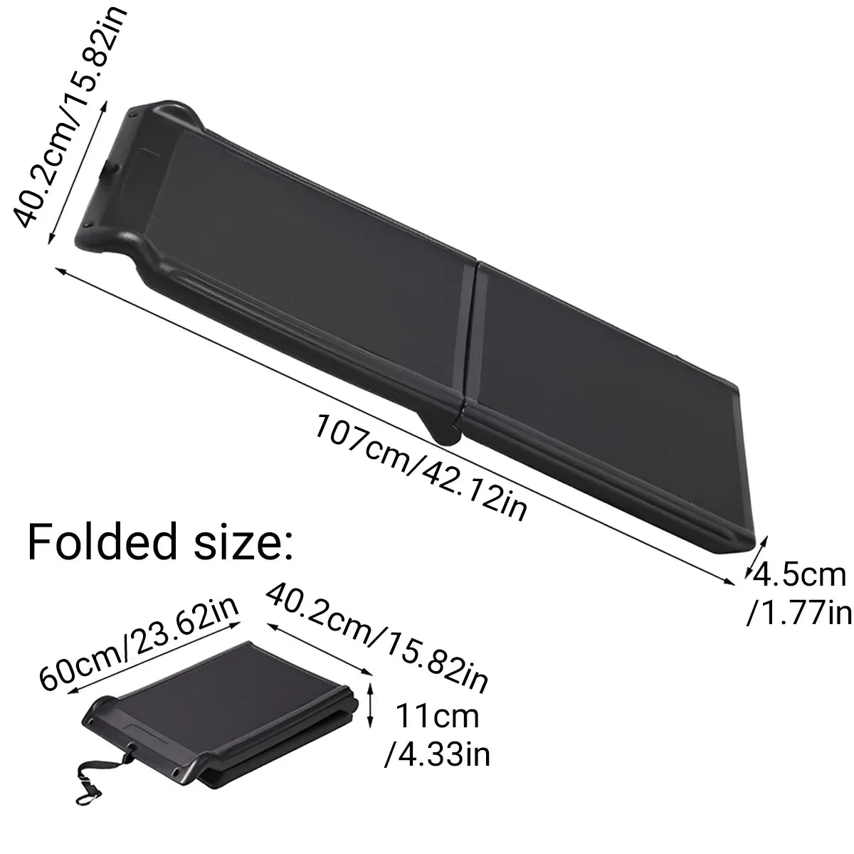 Pet Folding Stair Ladder Step Black Portable Dog Ramp Car Travel Stairs Steps