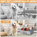Portable Pet Toy Storage Box Foldable Organizer Snack Bag Pet Accessories Holder - Cat