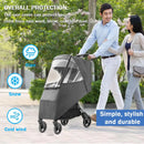 Universal Pet Stroller Rain Cover Windproof Dustproof Cold Weather Shield