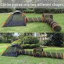 4pcs Outdoor Pet Enclosure Dog Cat Folding Tunnel Italian Combination Tent