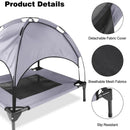 Portable Pet Travel Tent Foldable Dog Cat Camping Shelter Outdoor Summer Nest - S