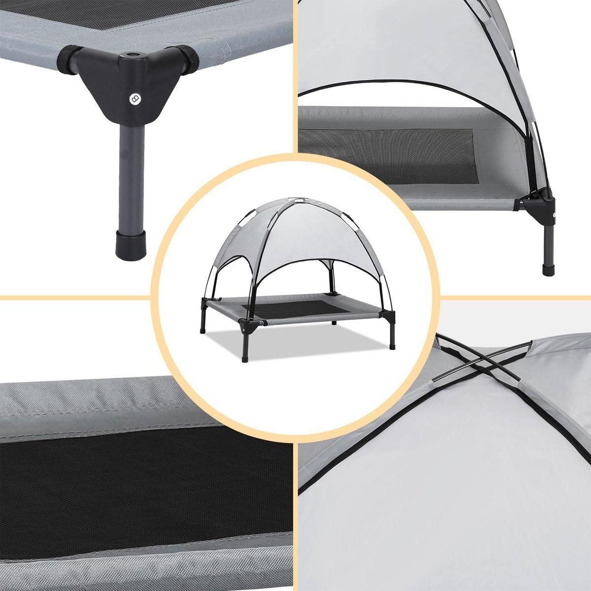 Portable Pet Travel Tent Foldable Dog Cat Camping Shelter Outdoor Summer Nest - S