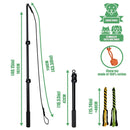 Retractable Dog Teaser Stick Dog Teaser Pole Toy For Dogs Interactive Pet Play
