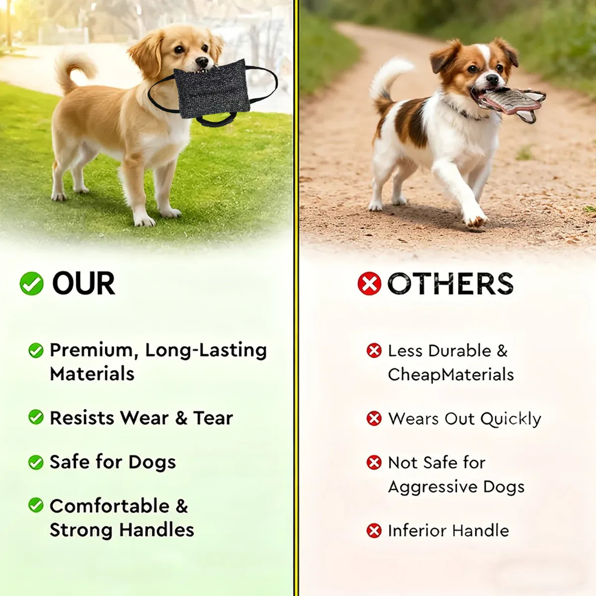Pet Chew Pillow Tug Toy Durable Material Interactive Training Toy Dogs Chew Play