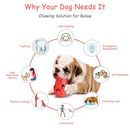 Dragon Fruit Shaped Dog Chew Toy Durable Health for Puppy Small Medium Dogs