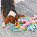 Interactive Dog Snuffle Mat Puzzle Toy Training Pad for Smell and Feeding