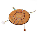 Bohemian Style Pet Bed Mat Washable Non Slip for Dogs Cats All Seasons Home Use