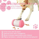 Pet Swing Dispensing Toy for Dogs Chew Resistant Interactive Slow Feeding Play - Blue
