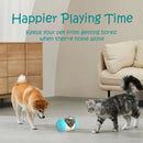 Pet Swing Dispensing Toy for Dogs Chew Resistant Interactive Slow Feeding Play - Blue