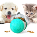Pet Swing Dispensing Toy for Dogs Chew Resistant Interactive Slow Feeding Play - Blue