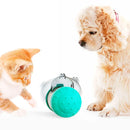 Pet Swing Dispensing Toy for Dogs Chew Resistant Interactive Slow Feeding Play - Blue