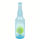 Durable Pet Teething Resistant Tennis Ball Wine Bottle Chew Toy for Dogs Play - Blue-L