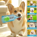 Durable Pet Teething Resistant Tennis Ball Wine Bottle Chew Toy for Dogs Play - Blue-L