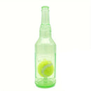 Durable Pet Teething Resistant Tennis Ball Wine Bottle Chew Toy for Dogs Play - Green-L