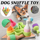Dog Snuffle Chew Toy with Hidden Food Dispenser Interactive Training Puzzle Set