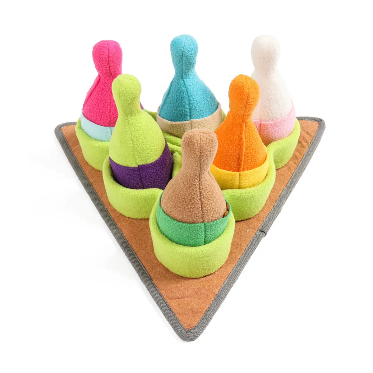 Dog Snuffle Chew Toy with Hidden Food Dispenser Interactive Training Puzzle Set
