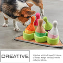 Dog Snuffle Chew Toy with Hidden Food Dispenser Interactive Training Puzzle Set