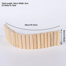 Wooden Hamster Toys Climbing Stairs Bridge Small Pet Soft Ladder Playground