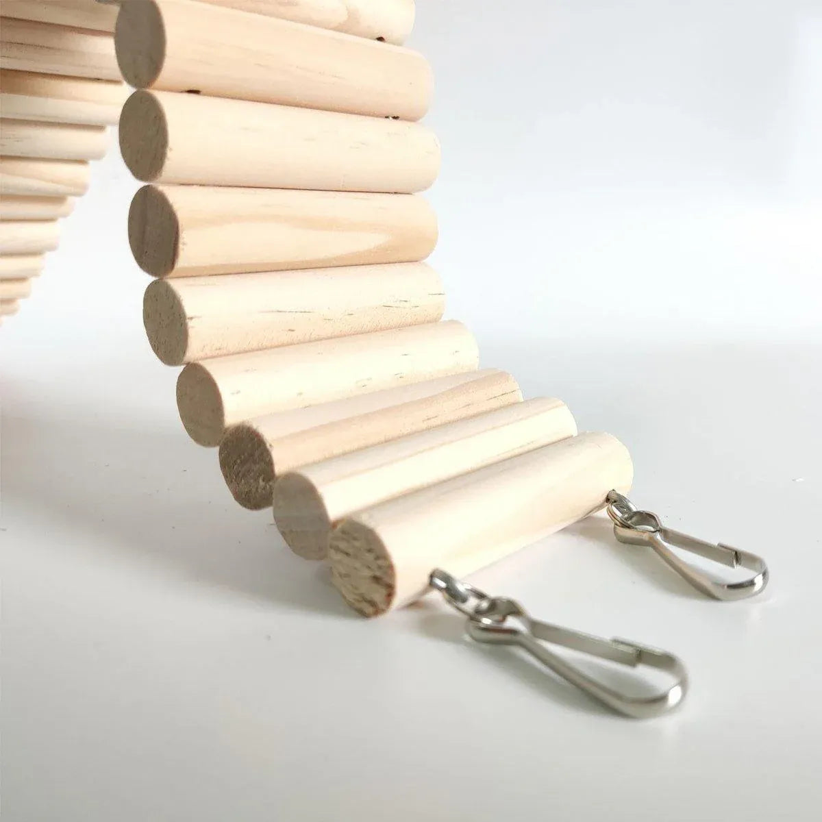 Wooden Hamster Toys Climbing Stairs Bridge Small Pet Soft Ladder Playground