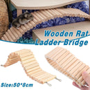Wooden Hamster Toys Climbing Stairs Bridge Small Pet Soft Ladder Playground