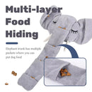 Dog Sniffing Toy Elephant Shaped Interactive Food Hiding Sound Toy for Dogs