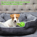 Dog Toy Rubber Spiky Ball Squeaky Chew Sound Interactive Pet Play Training - Turtle