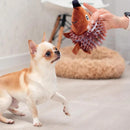 Dog Toy Rubber Spiky Ball Squeaky Chew Sound Interactive Pet Play Training - Turtle