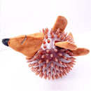 Dog Toy Rubber Spiky Ball Squeaky Chew Sound Interactive Pet Play Training - Turtle