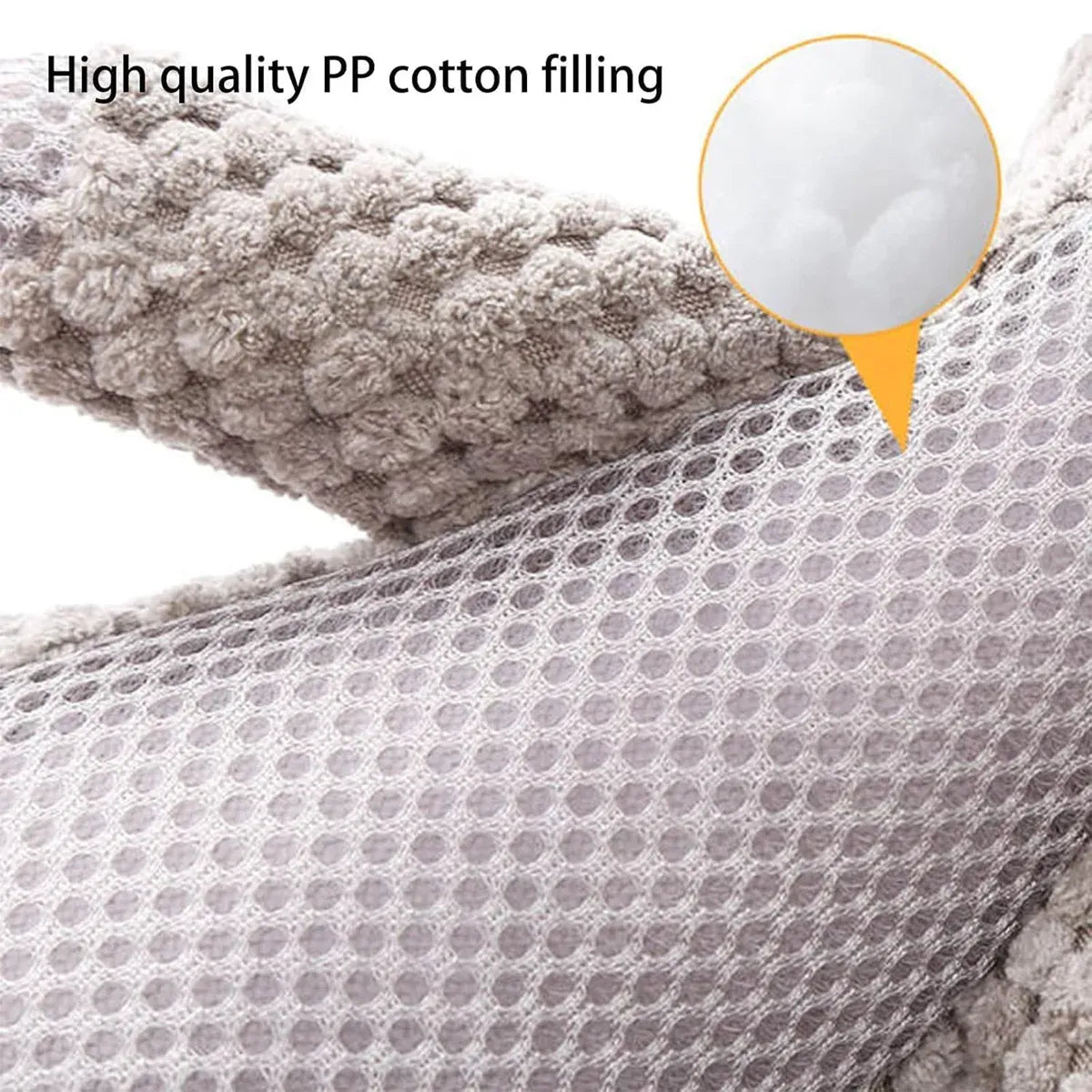 Pet Plush Corn Fleece Squeaky Toy Chew Teeth Cleaning For Dogs Puppies Safe Soft - Grey